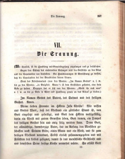 Titelseite der Trauung aus dem Agenden-Kern für die evangelisch-lutherische Kirche in Bayern, Nürnberg, 1856