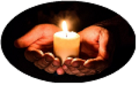 Kerze als Symbol für die Hoffnung