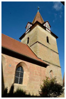 die Kirche von Neunhof