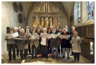 der Kirchenchor der Pfarrgemeinde Beerbach